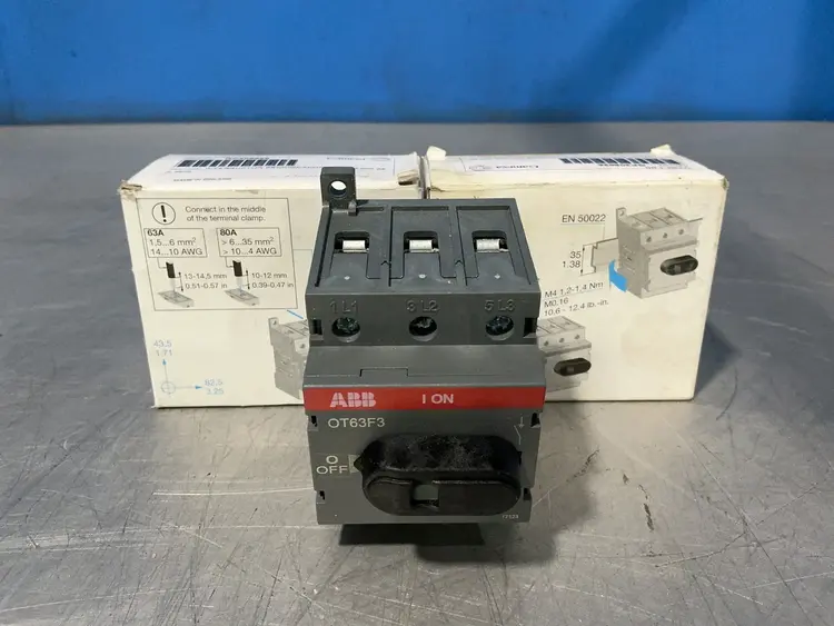 Used ABB OT63F3 Switchgears Ohio US | HGR 24 #1462197