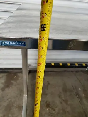 TERRA UNIVERSAL STAINLESS STEEL TABLE 60''  X 34''