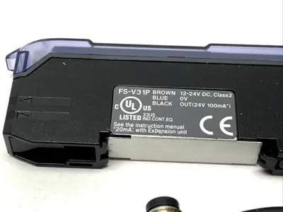 FS-V31P | Keyence  Fiber Amplifier M8 Connector Type - New – Open Box