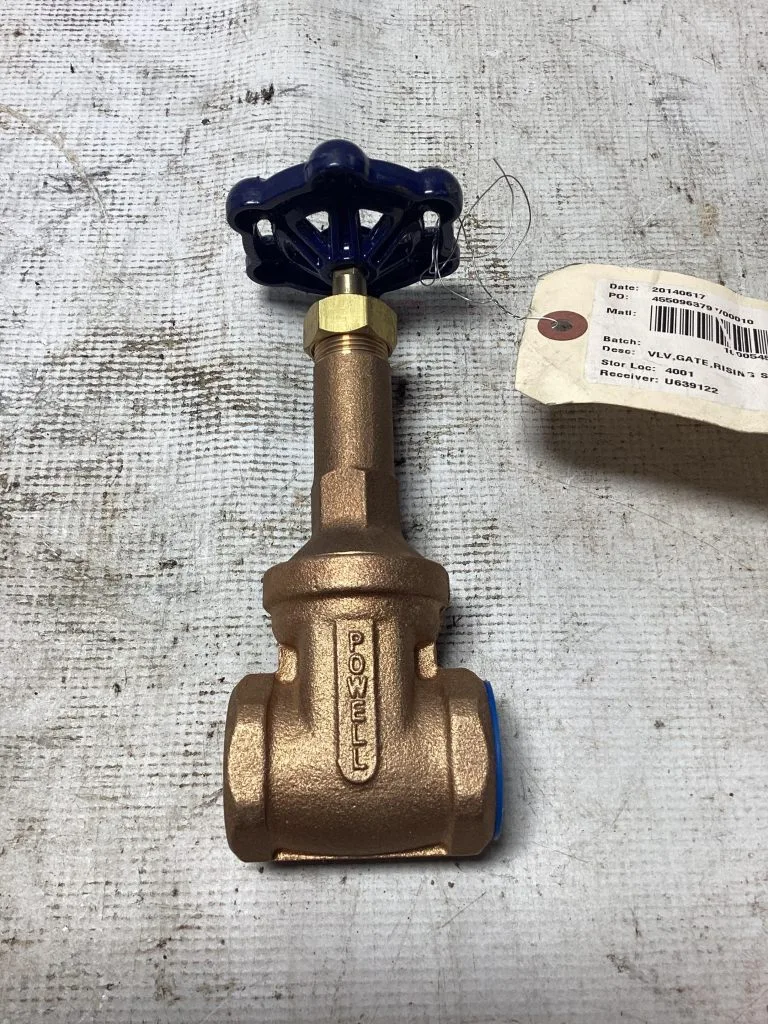 Powell 1″ Gate Valve 300 WOG -NOS