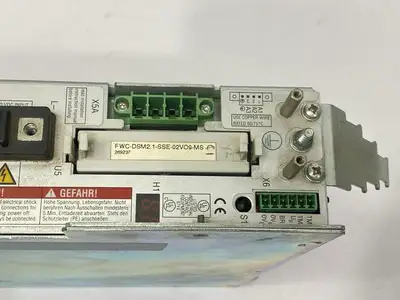 USED INDRAMAT AC SERVO CONTROLLER W/ FWC-DSM2.1-SSE-02VO9-MS DSS1.3