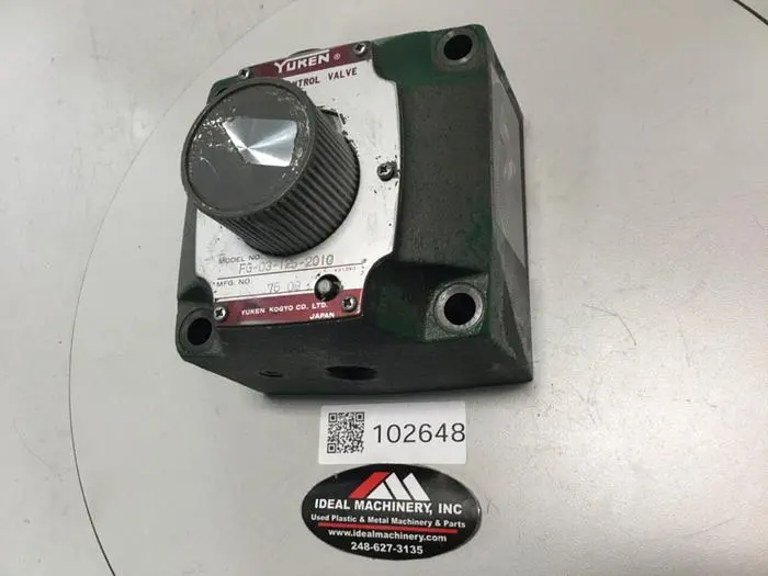 Used YUKEN FG-03-125-2010 Valves/Fittings Michigan US | Ideal Machinery #994983