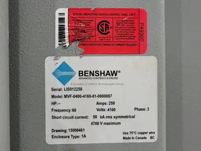 USED BENSHAW MVF-0400-4160-01-0000007
