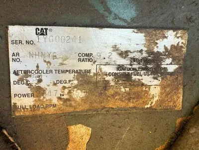 USED CATERPILLAR G3612LE A3