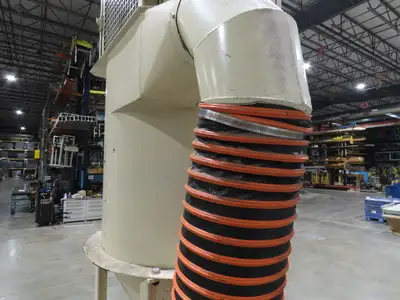 Cincinnati Fan PB-15A Cyclone Dust Collector Mesh Filter 5Gal 2600cfm 10Hp 112"H