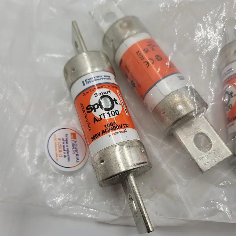 New | in-Stock FERRAZ SHAWMUT FERRAZ SHAWMUT SMART SPOT AJT100 DUAL ELEMENT TIME DELAY FUSE *NEW* Fuses | ND Industrial Surplus #1218117