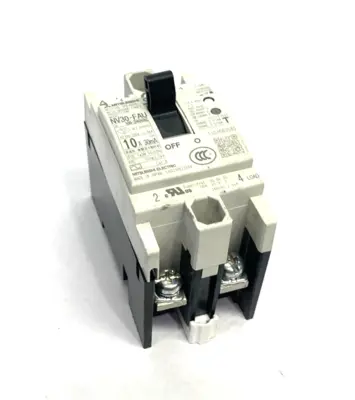 USED MITSUBISHI NO-FUSE CIRCUIT BREAKER 2-POLE