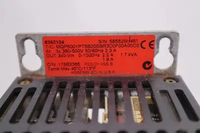 MARQUIP 178B2385 VFD P20/C- ASS STOCK #2113