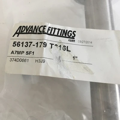 NEW Advance Fittings 56137-179