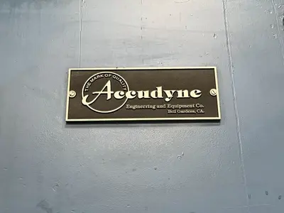 USED 2001 ACCUDYNE ACCUDYNE  PRESS