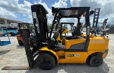 Used 2018 HYUNDAI 50L-7A Liquid Propane Forklifts Florida US | Forklift Exchange #1274759