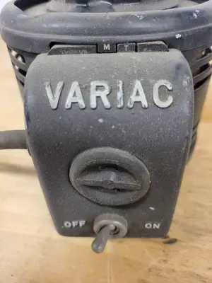 Used Variac Variable Transformer with Dial Control