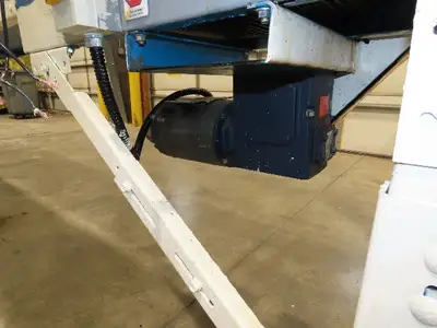 New London Engineering 12"x12' 6 Plastic Roller Belt Accumulating Conveyor 25FPM
