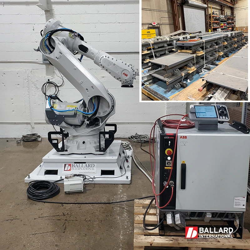ABB IRB 6700 Complete 7th Axis System w/ IRC5 & 20 Meter IRBT 7004 Linear Rail