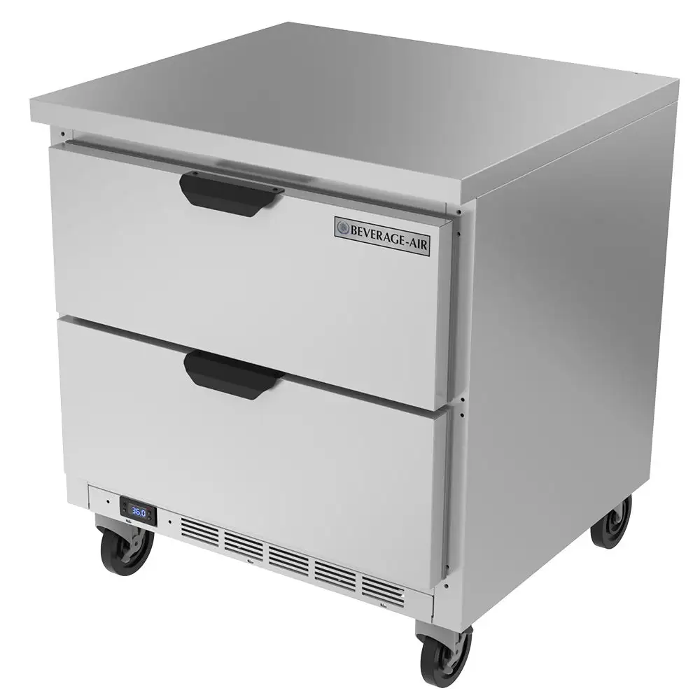 Beverage-Air WTRD32AHC-2-FLT 32" Worktop Refrigerator W/ (1) Section, 115v