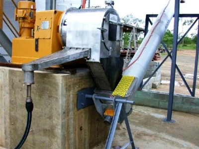 Siebtechnik Tema SHS 352 ZK pusher centrifuge, 316SS.