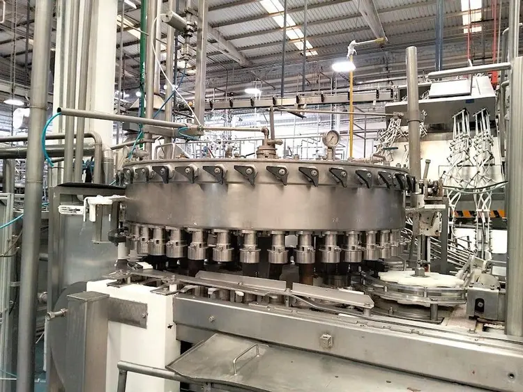 Used CROWN UB40 / 61H Inline Can Filler Seamer Pennsylvania US | Ferguson Packaging Machinery #759960