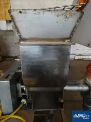 USED Hapman 2.25" BRABENDER TWIN SCREW VOLUMETRIC FEEDER, S/S