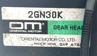 USED ORIENTAL MOTOR MSM206-402