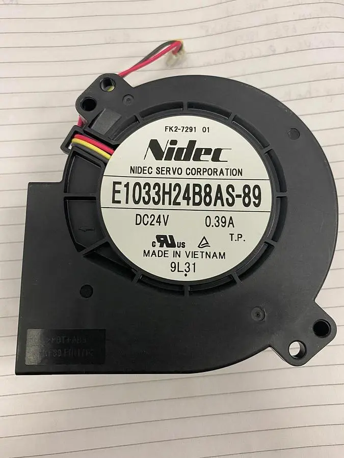 NIDEC SERVO E1033H24B8AS-89 DC24V. 0.39A NEW