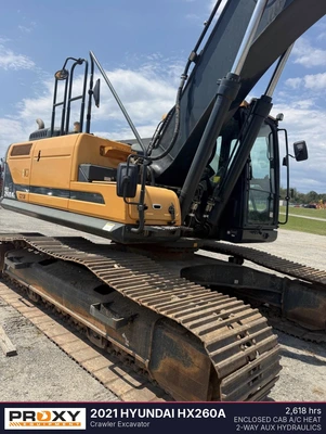 Used 2021 HYUNDAI HX260A L Crawler Excavators North Carolina US | Proxy Equipment #1513104