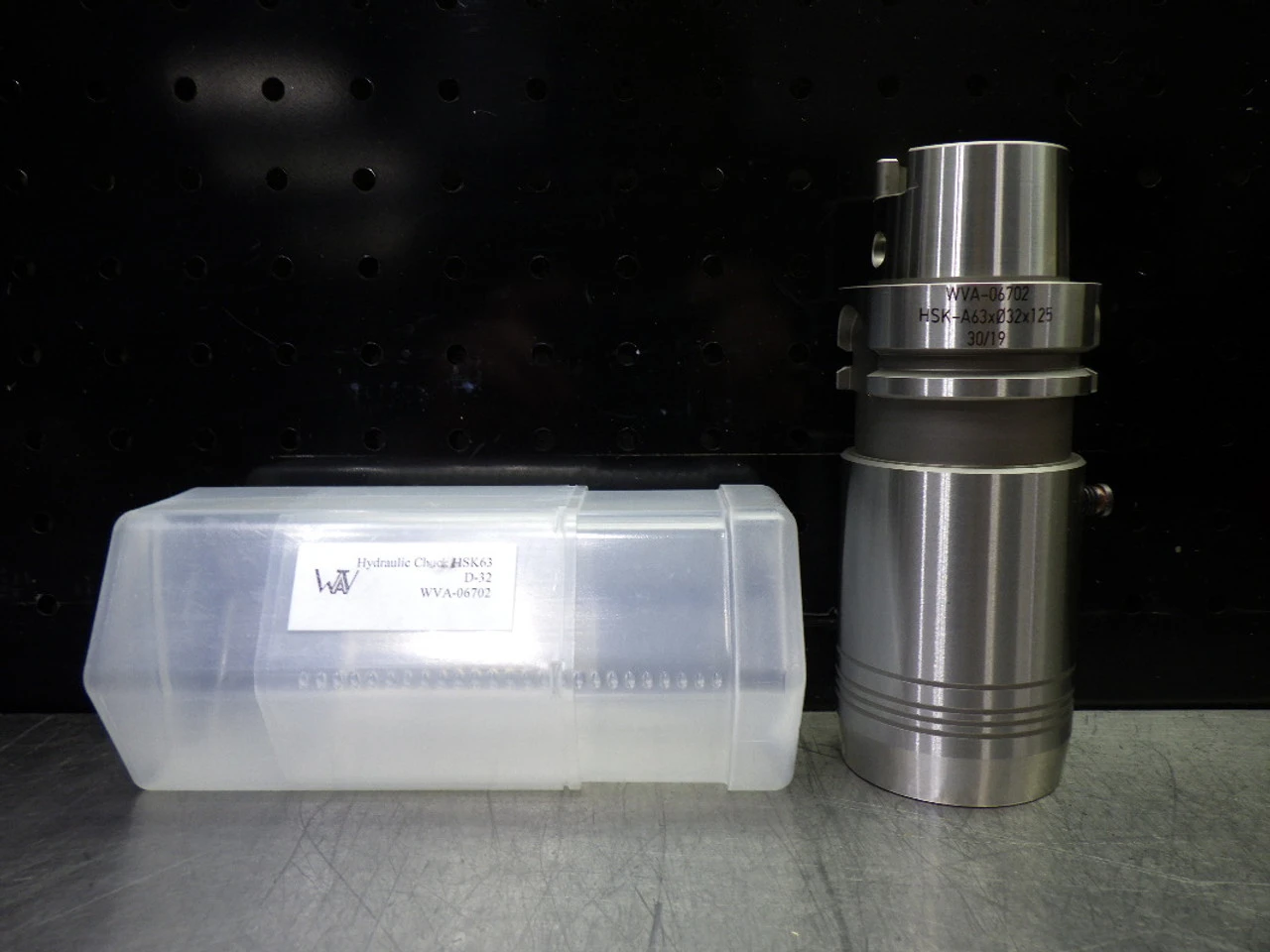 WVA HSK63A 32mm Hydraulic Tool Holder 125mm Pro WVA-06702  (LOC971B)