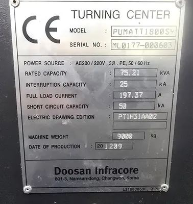 2012 DOOSAN PUMA TT1800SY 5-Axis or More CNC Lathes | CNC EXCHANGE (18)