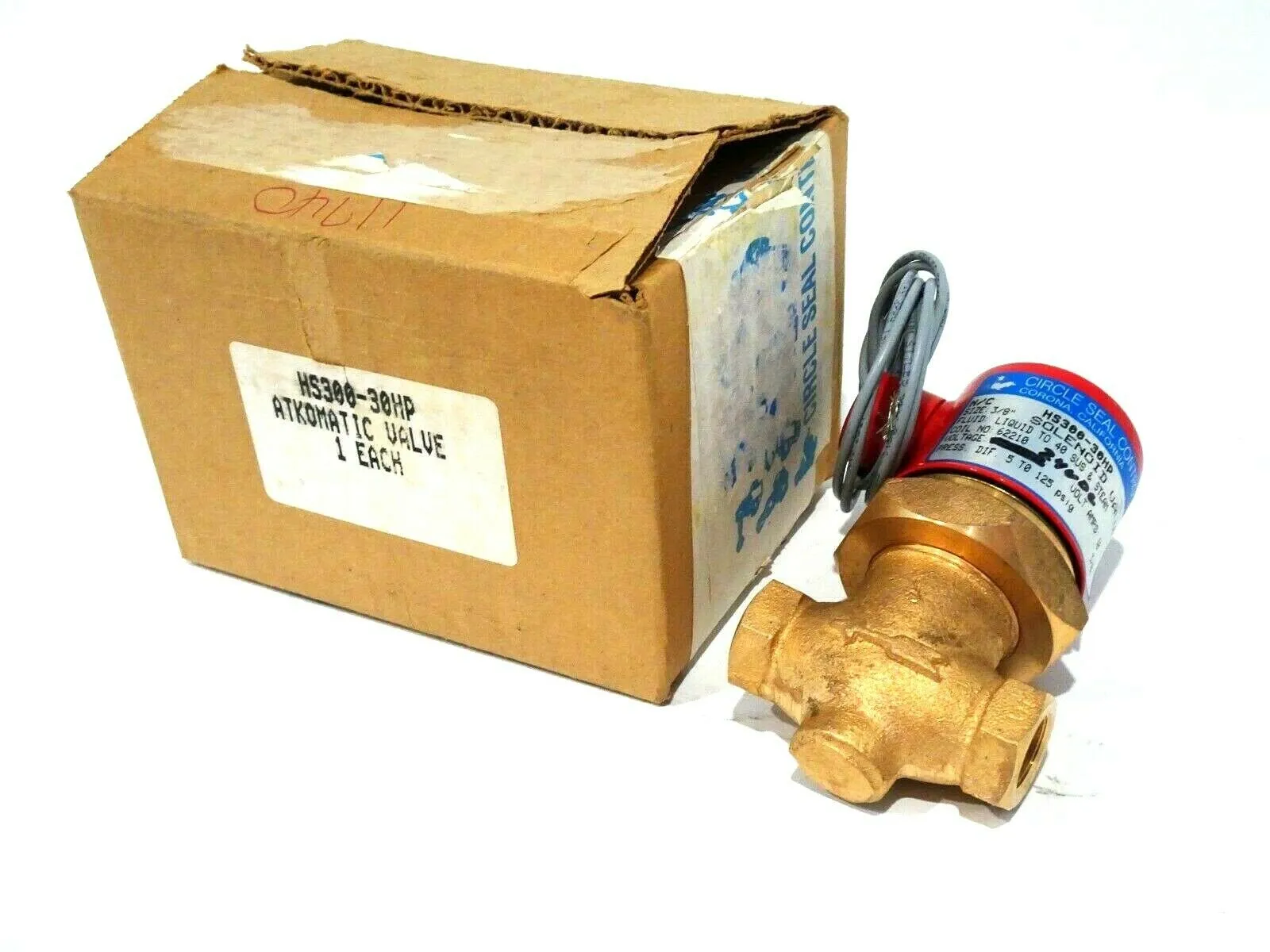 NEW CIRCLE SEAL CONTROLS HS300-30HP SOLENOID VALVE HS30030HP
