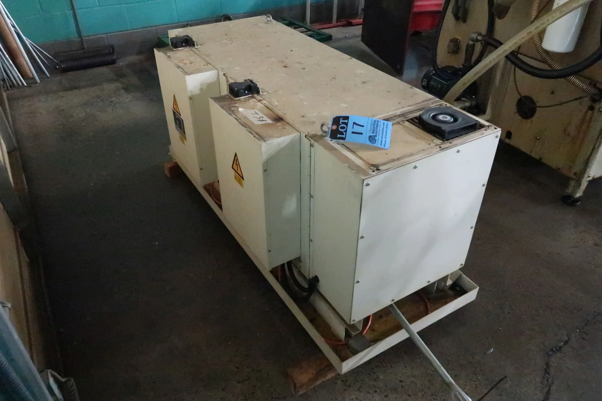1 HP ERNI AG FILTERTECHNIK "AC-1800/2" SMOG HOG STYLE FILTRATION SYSTEM - 1260 M3/H - DRIP PAN