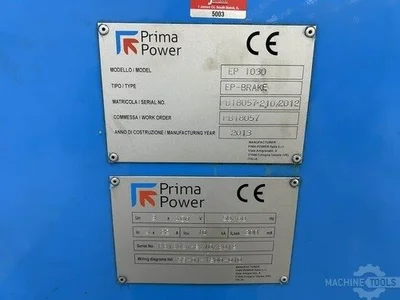 USED 2013 PRIMA POWER EP 1030