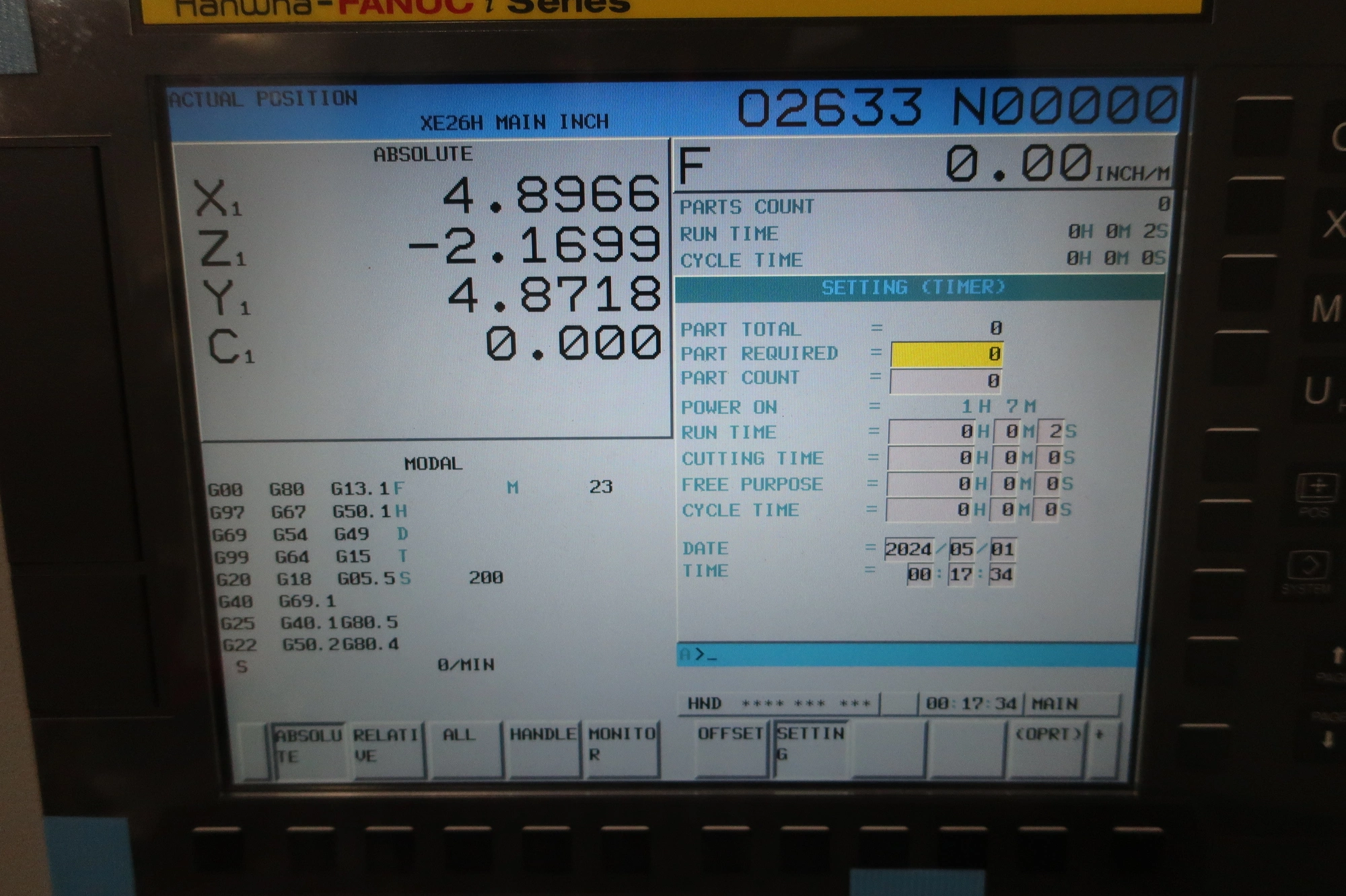 2022 HANWHA XE26 Swiss Type Automatic Screw Machines 13284 | CNC
