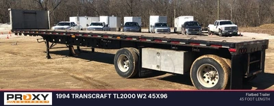 Used 1994 TRANSCRAFT TL2000 W2 45X96 Flatbed Trailers Kentucky US | Proxy Equipment #1377784