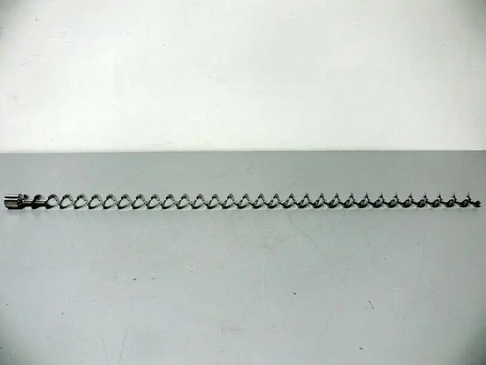 Used STAINLESS STEEL REACTOR MIXER CORKSCREW ROD 1.5" DIAMETER IMPELLER,  45" LONG Agitator Shaft California US | Equipment Lab #486935
