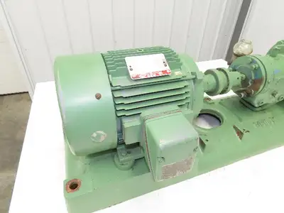 Goulds 3196 Stainless Centrifugal Pump 1"x 1-1/2" Flanged 4.5" Impeller 5Hp