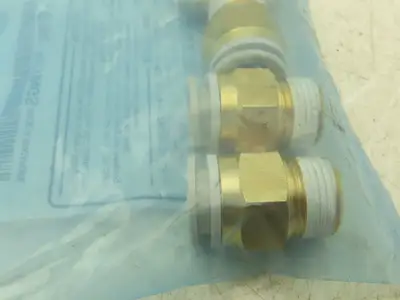 SMC KQ2H12-03S Male Connector Push Fitting 12mm Tube x 3/8"RC Brass  Lot of 20