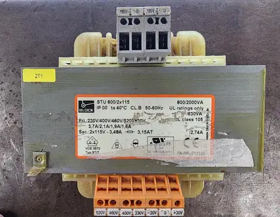 BLOCK STU800/2X115 230/400/460/520 V Transformer
