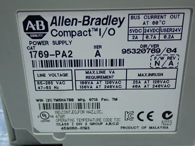 USED ALLEN BRADLEY 1769PA2