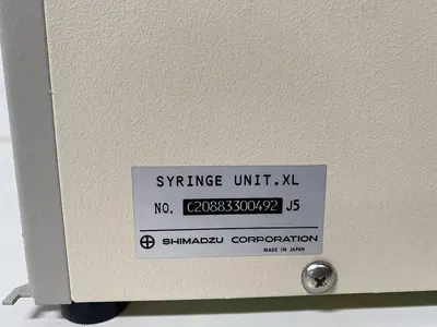 USED SHIMADZU CORPORATION SYRINGE UNIT .XL C20883300492 J5