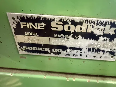 1999 SODICK K1CN ELECTRIC DISCHARGE MACHINES, (Small Hole) | Machinery Network (3)
