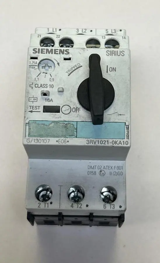 USED SIEMENS 3RV1021-0KA10