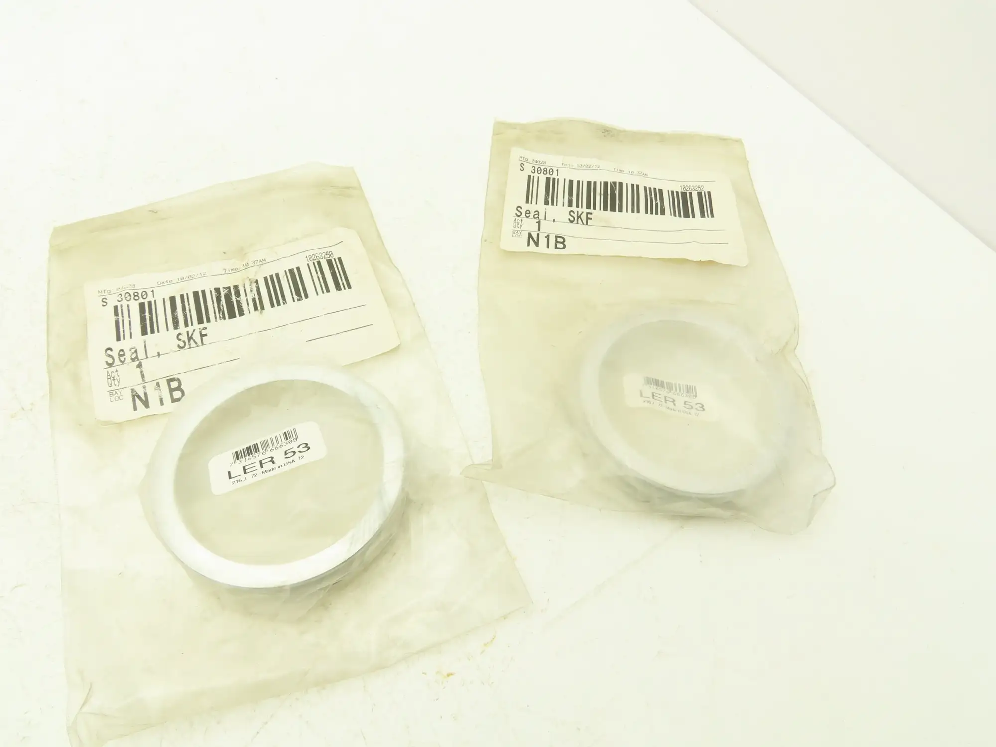SKF LER 53 Bearing Seal-Labyrinth 2.94" Bore 3.56" OD x .68 W Aluminum Lot of 2