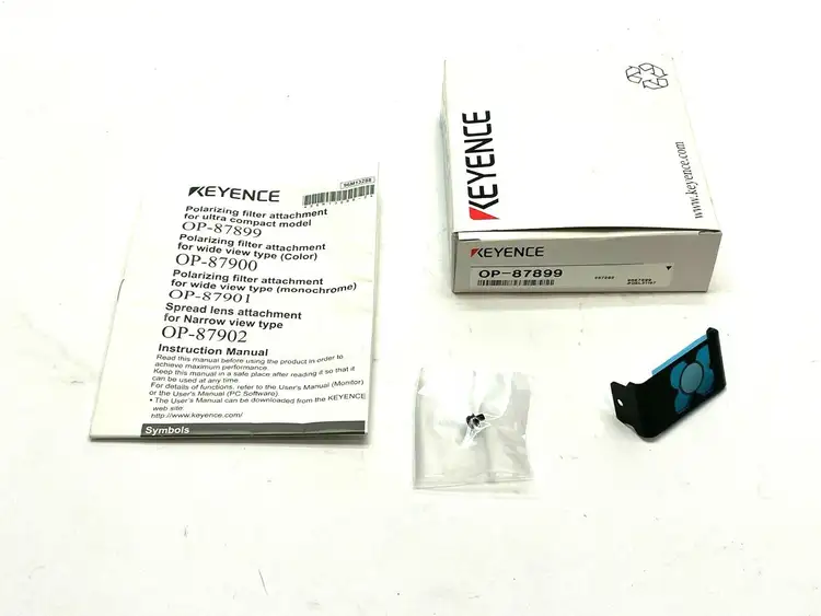 New | in-Stock KEYENCE Polarized Light Filter Attachment for Vision Sensors Sensors Michigan US | Maverick Industrial Sales #1397776