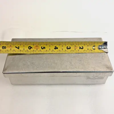 Stainless Steel Sterilizer Freezer Box 8x4x2"
