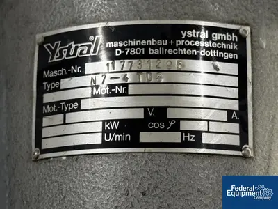 USED Ystral GMBH 15 HP Ystral TDS Mixer, S/S