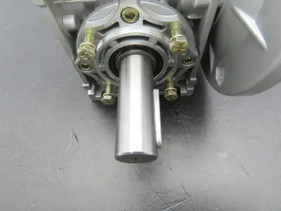 Jiangyin Guoliang NMRV040 Worm Gearbox 20:1 Reducer 75 RPM Hollow Shaft IEC 71
