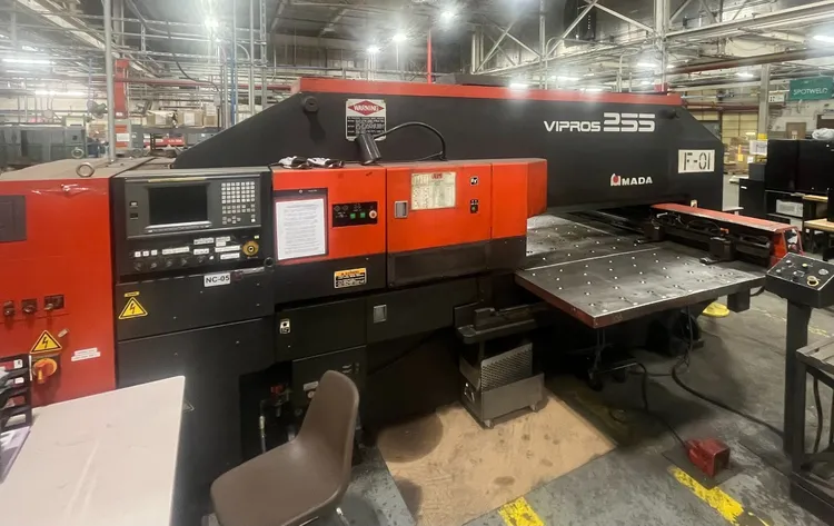 Used 2000 AMADA VIPROS 255 Turret Punches Illinois US | Shelby Machinery LLC #1128919