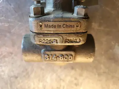 3/4" Class 800 Gate Valve API 602