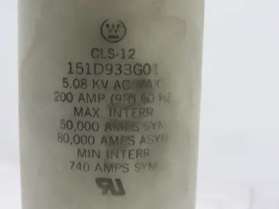 Westinghouse CLS-12 / 151D933G01 5.08KV 200A Fuse