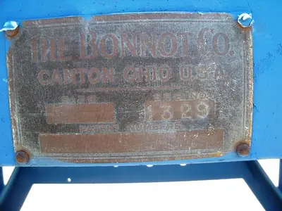 Extruder, 4-1/2" Dia, Bonnot, 304 S/st, 7.5 HP, #S741087