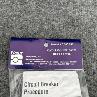 New | in-Stock Brady 66321 Safety Products (Other) California US | Davliegogo LLC #1708192